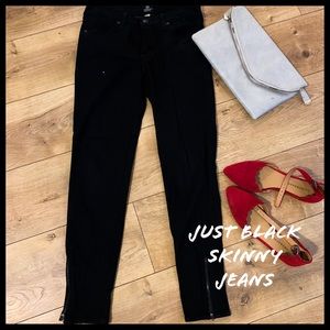 Just Black Skinny Jeans